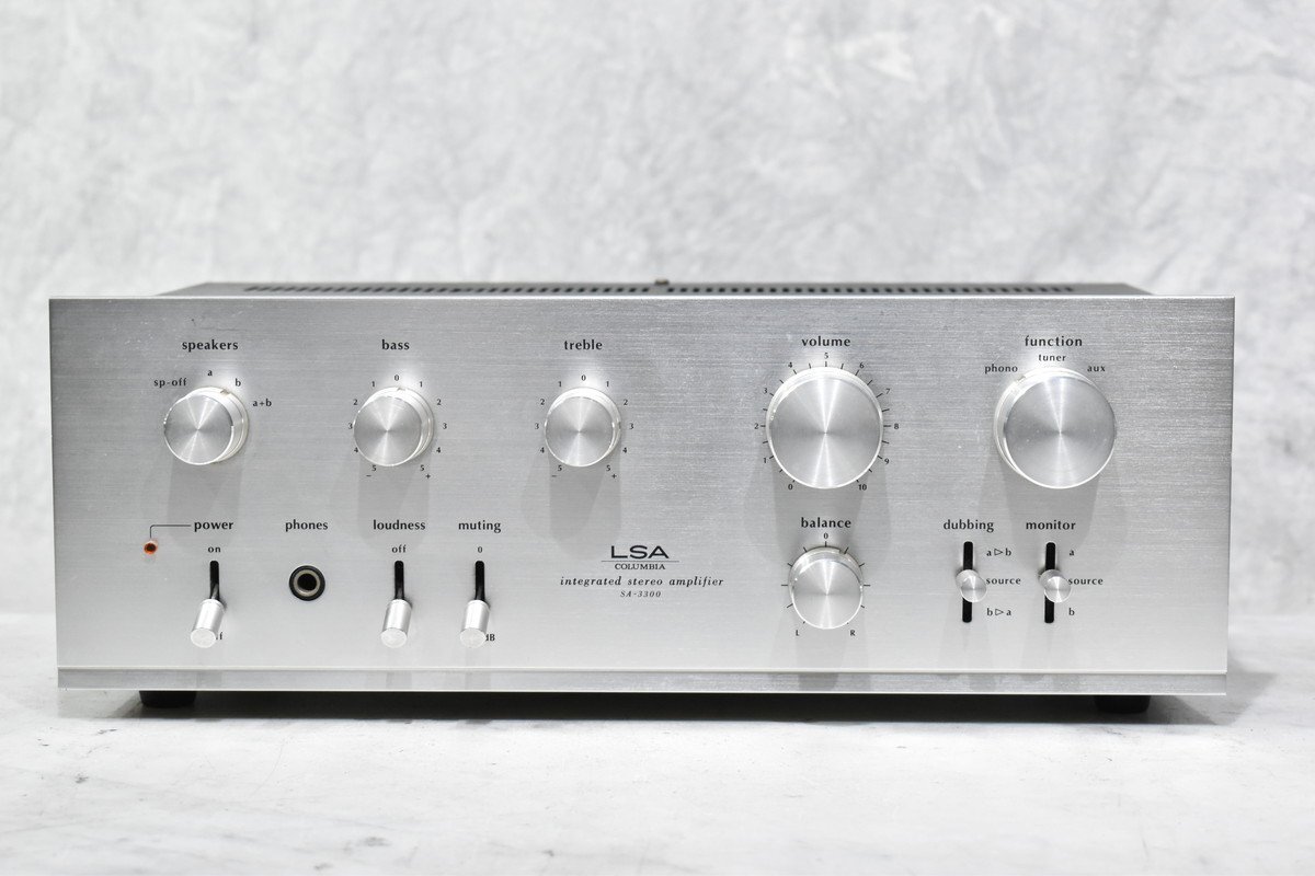 【J】COLUMBIA LSA SA-3300 プリメインアンプ コロムビア 3062002