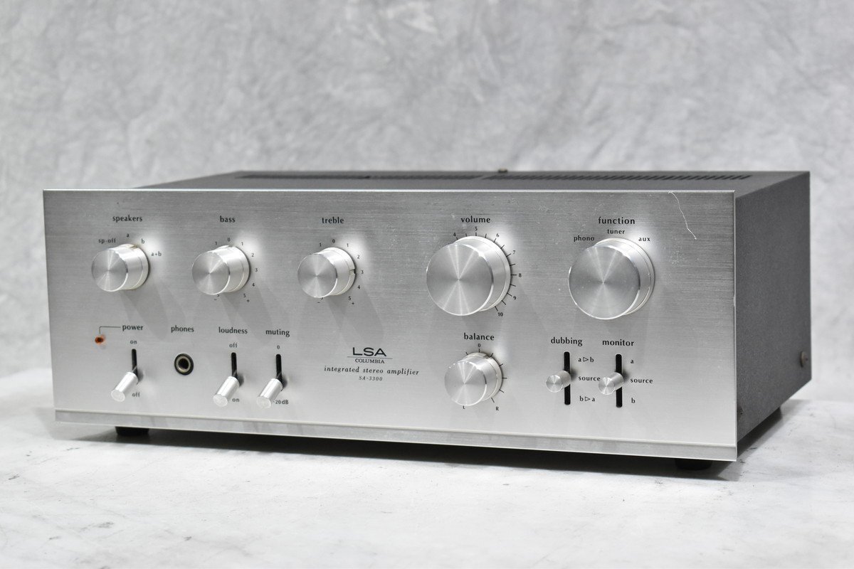 【J】COLUMBIA LSA SA-3300 プリメインアンプ コロムビア 3062002