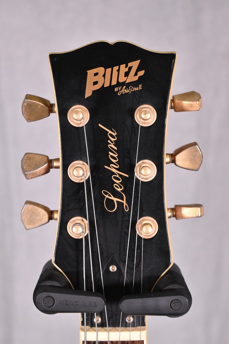 [G]BLITZ by AriaProII Leopard электрогитара Blitz Lespaul модель 077737①