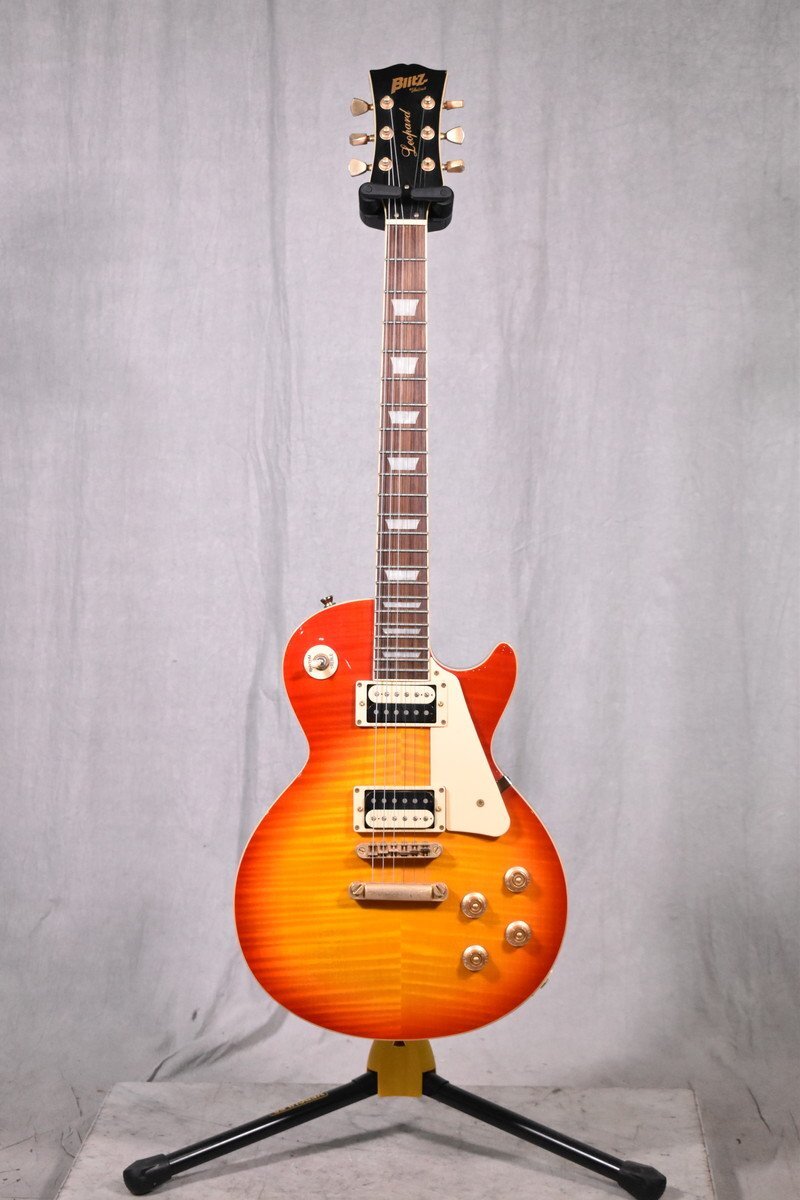 [G]BLITZ by AriaProII Leopard электрогитара Blitz Lespaul модель 077737①