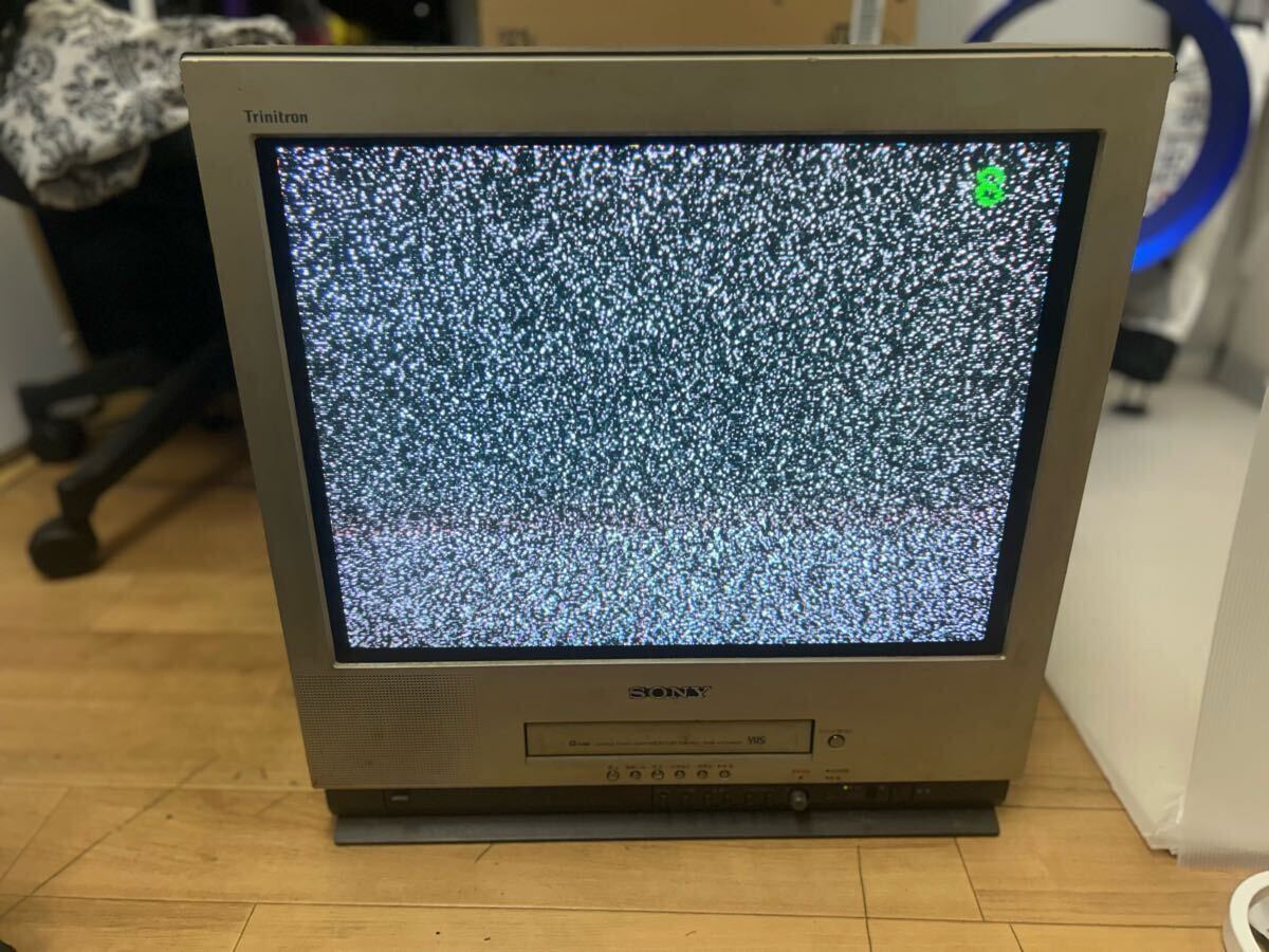 SONY トリニトロン ブラウン管テレビ　KV-21MVF1 中古現(xiàn)狀保管品　ジャンク品
