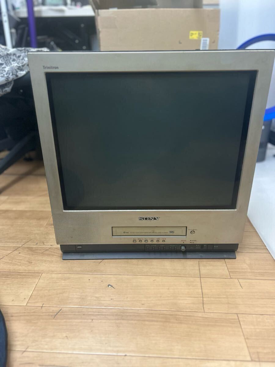 SONY トリニトロン ブラウン管テレビ　KV-21MVF1 中古現(xiàn)狀保管品　ジャンク品