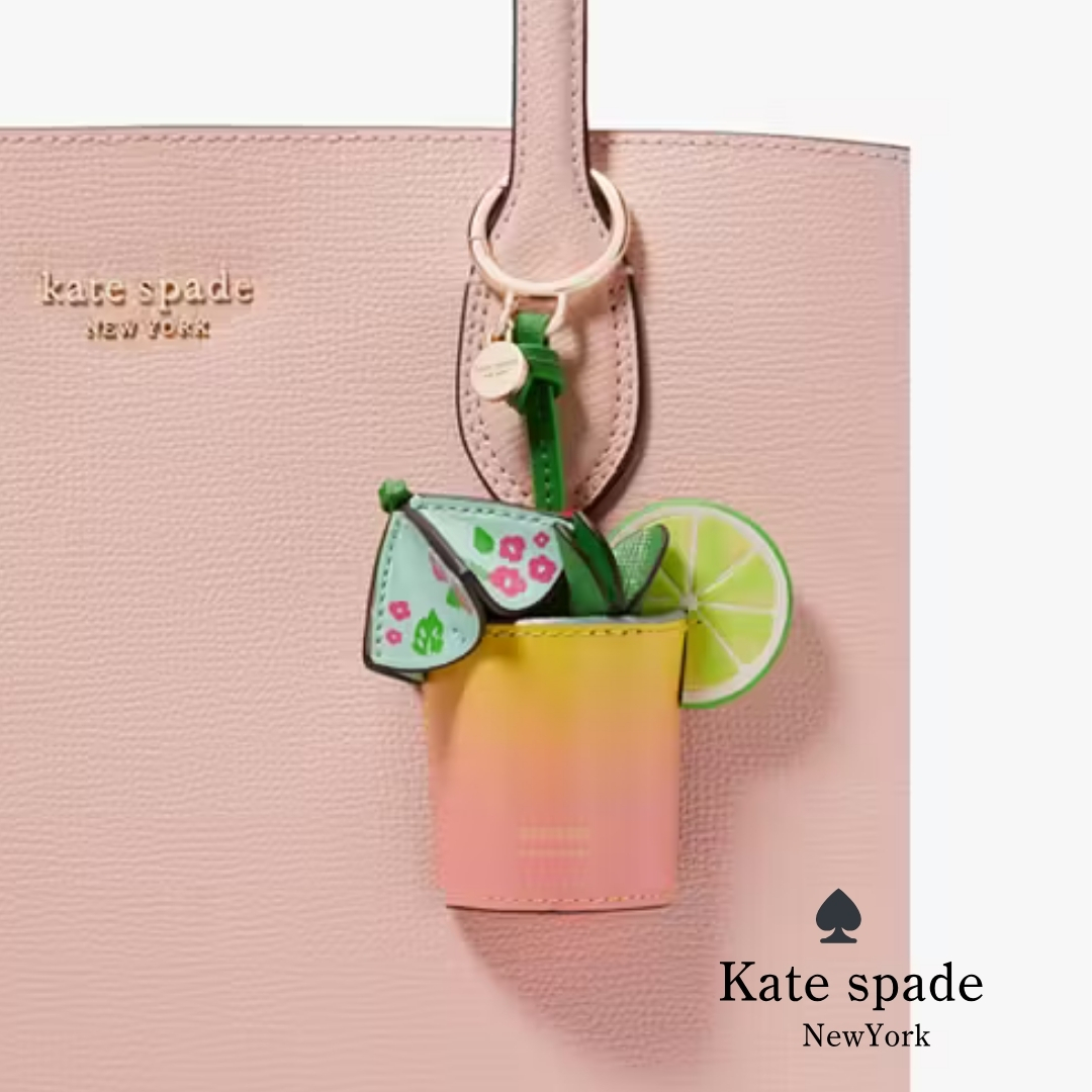 【kate spade】カクテルモチーフの3Dバッグチャームが人気! kate spade】カクテルモチーフの3Dバッグチャームが人気|Yahoo