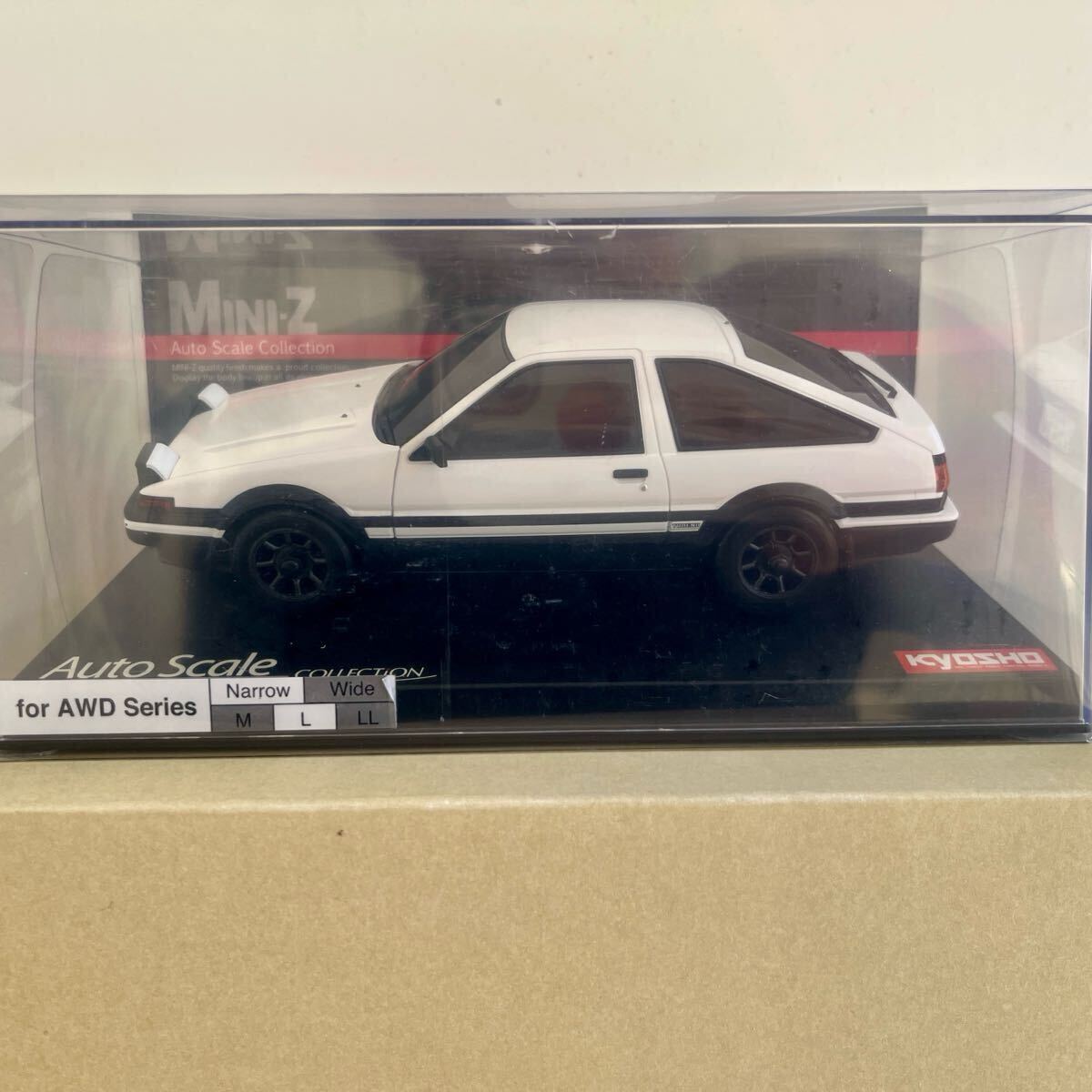 ミニッツボディー トレノ(ASC)+アルミ+LED 京商 Mini-z 新金型 オートスケールコレクション LED組込み済