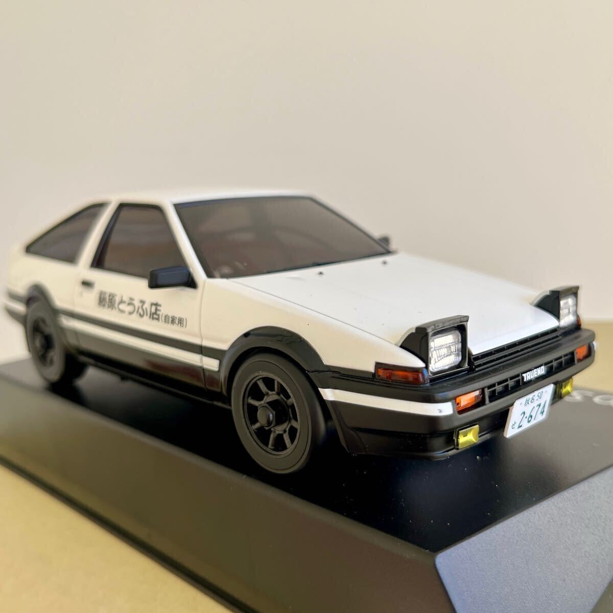 ミニッツボディー トレノ(ASC)+アルミ+LED 京商 Mini-z 新金型 オートスケールコレクション LED組込み済