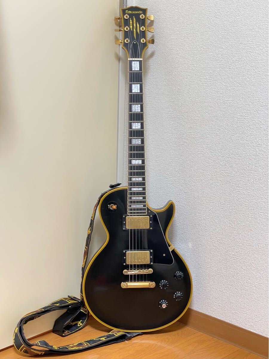 Edwards E-LP-98LTC レスポールスタイル エレキギター ブラック 希少 日本 2007年製 Edwards E-LP-98LTC Black Beauty 本家仕様