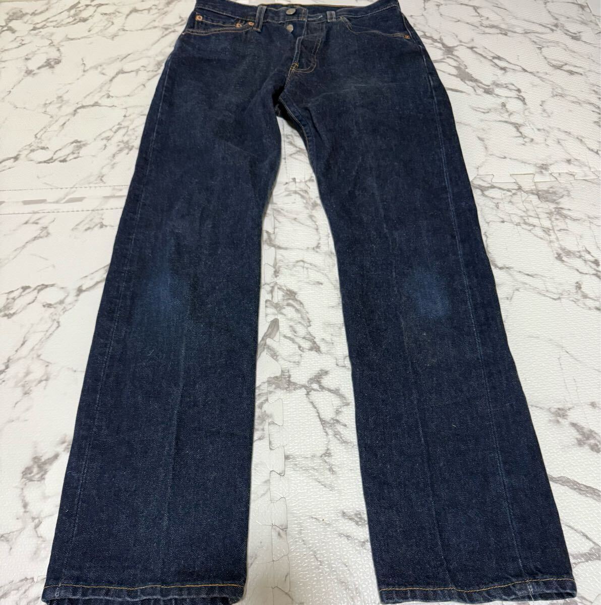 90s★L(fēng)evi's リーバイス　501 W28L32 デニムパンツ ジーンズ ジーパン ボトムス　USA制 濃紺　レディース