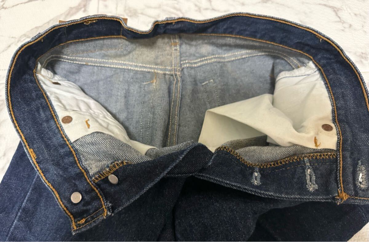 90s★L(fēng)evi's リーバイス　501 W28L32 デニムパンツ ジーンズ ジーパン ボトムス　USA制 濃紺　レディース