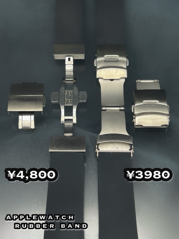 ティファニーブルー ラバー ベルト 49mm 49ミリ ウルトラ アップルウォッチ 24mm幅 ワイド ラバー ベルト バックル ultra Apple Watch_画像9