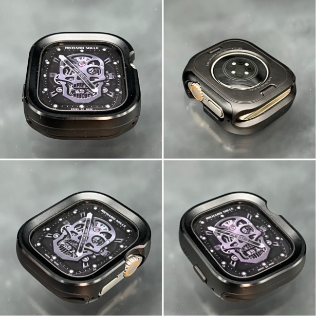 ブラック アルミニウム カバー ケース 49mm 49ミリ ウルトラ アップルウォッチ ultra AppleWatch_画像1