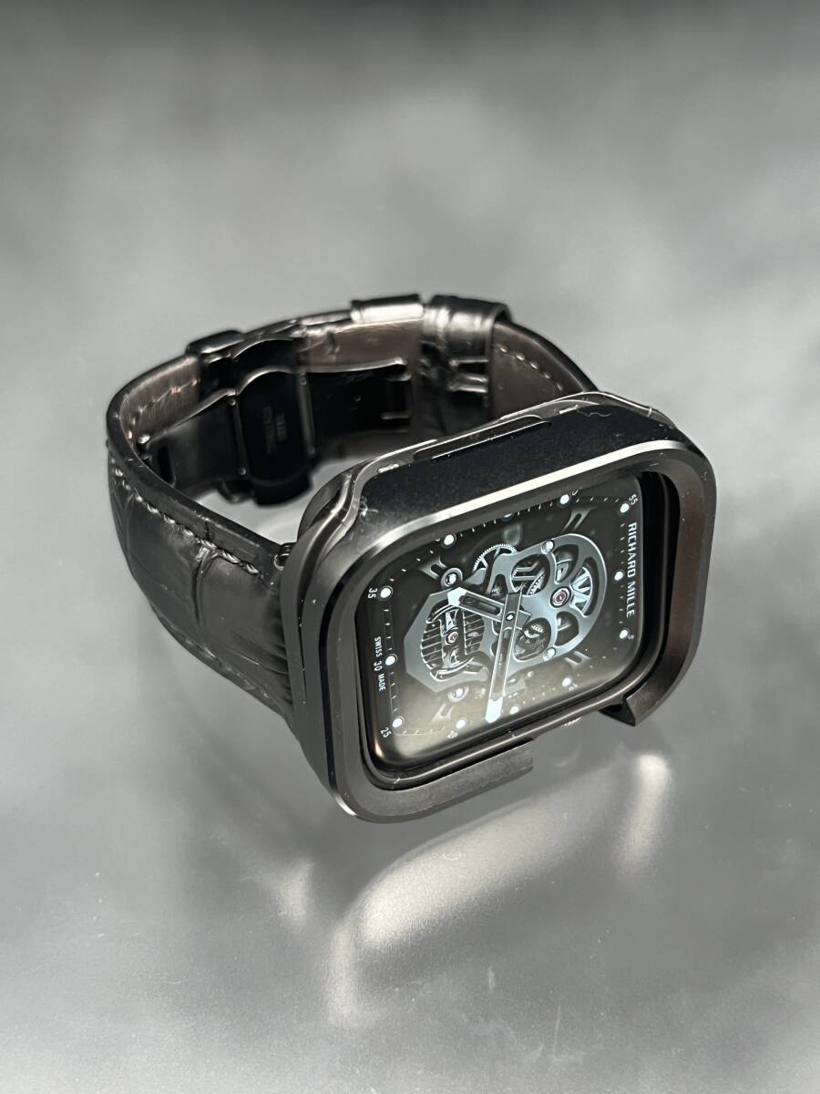 ブラック アルミニウム カバー ケース 49mm 49ミリ ウルトラ アップルウォッチ ultra AppleWatch_画像4