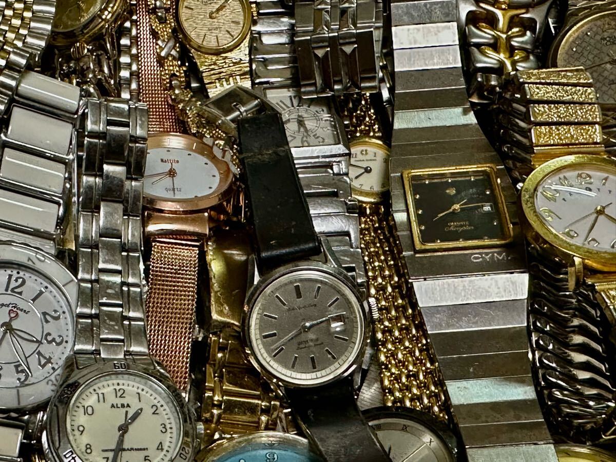 約150點 セイコー?シチズン?カシオ 海外ブランド他 SEIKO?CITIZEN?CASIO 大量腕時計 まとめ売り 部品取り用　ジャンク品、 A-3