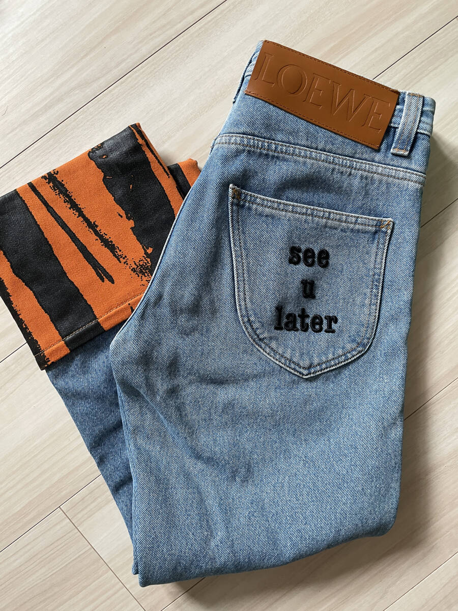 美品 LOEWE ロエベ フィッシャーマンデニム サイズ34