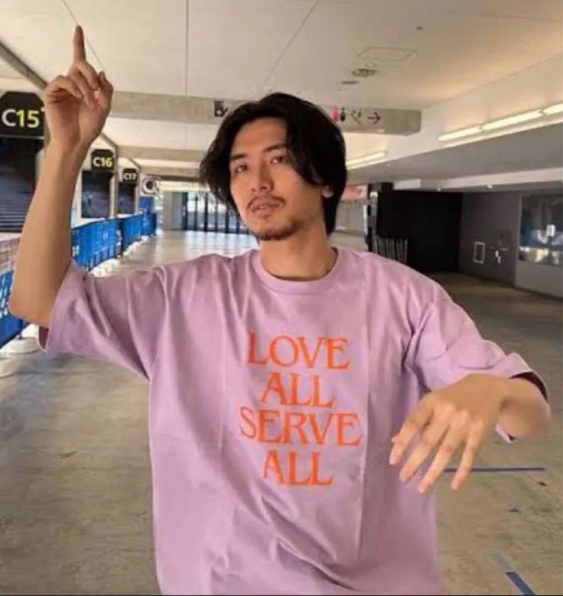 新品未開封☆藤井風☆パナスタ☆Tシャツ☆LOVE ALL SERVE ALL 新品未開封 藤井風 パナスタ Tシャツ Mサイズ LOVE ALL SERVE