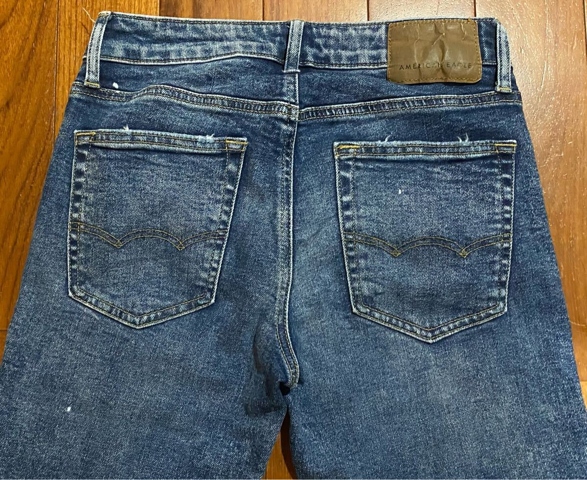■AMERICAN EAGLE OUTFITTERS■アメリカンイーグルのストレッチデニム(ジーンズ)■SLIM?W28