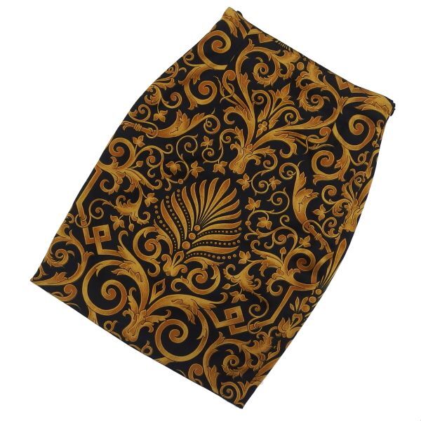 美品★GIANNI VERSACE 総柄 スカート ヴィンテージ ジャンニ?ヴェルサーチ サイズ40★