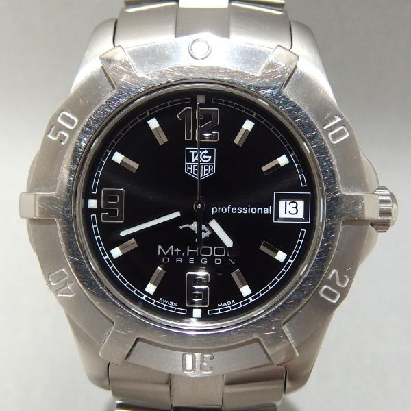 *TAG Heuer Exclusive Mt.HOOD WN111F ограничение 800шт.@ чёрный циферблат Date кварц наручные часы эксклюзивный TAG Heuer *