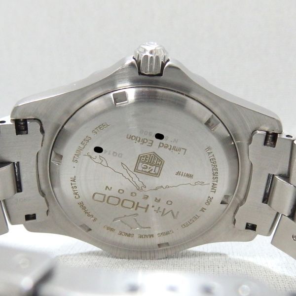 *TAG Heuer Exclusive Mt.HOOD WN111F ограничение 800шт.@ чёрный циферблат Date кварц наручные часы эксклюзивный TAG Heuer *