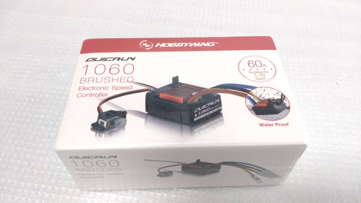 Amazon | HOBBYWING QuicRUN-WP-1060-Brushed BEC内蔵3A/6V 1/10