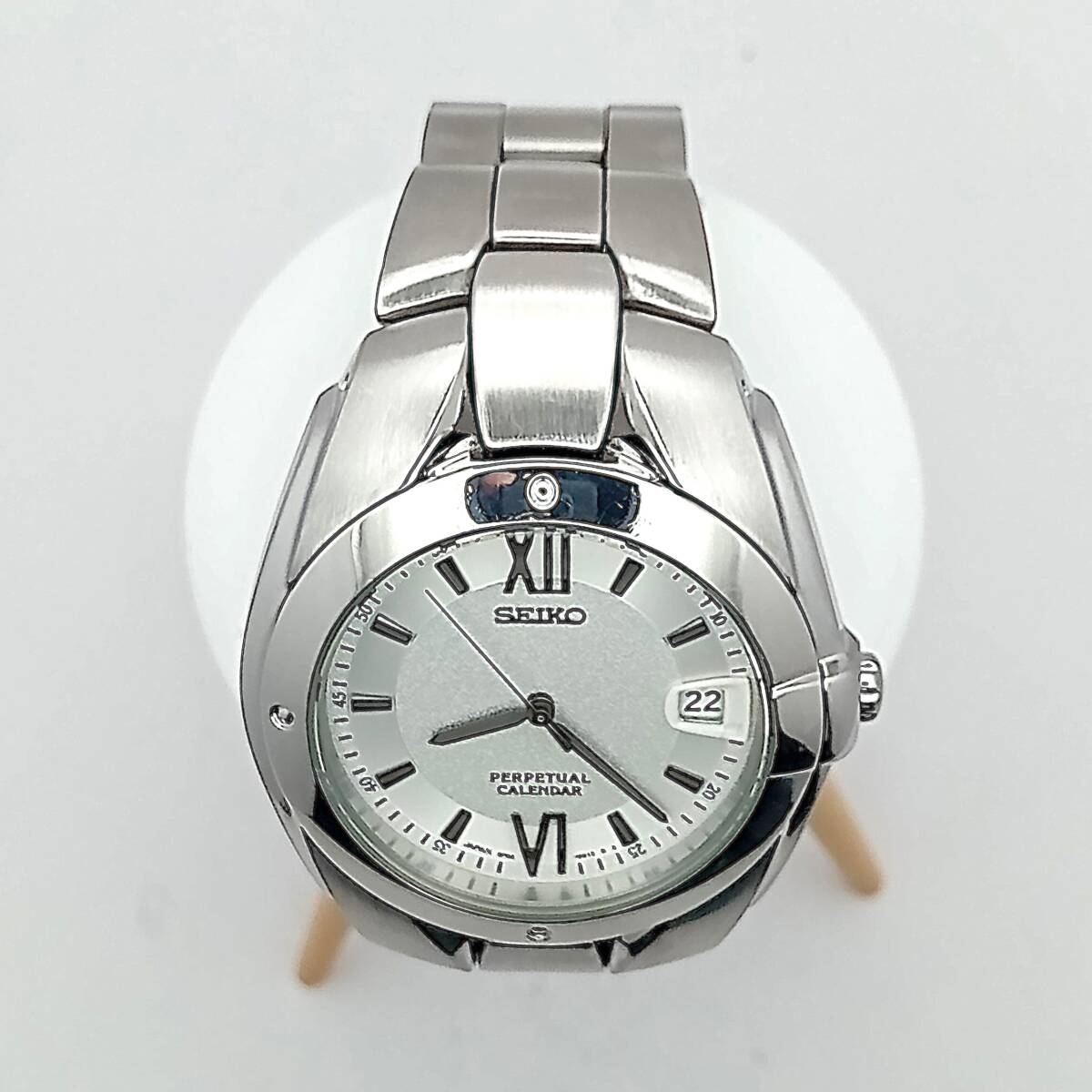 「ウィルス:フロントライン」SEIKOセイコー パーペチュアル 8F32-0010 電池交換済 稼働美品 _画像8