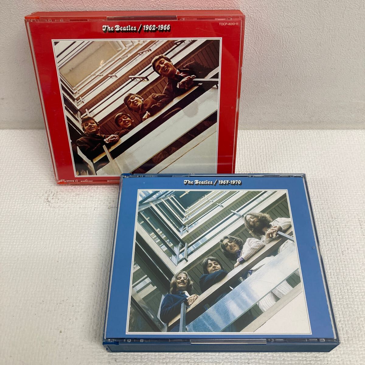 2/2 I0613H3 ビートルズ THE BEATLES 1962-1966 1967-1970 CD 2枚組 赤盤 青盤 2巻セット 音楽 洋楽 / LET IT BE / HEY JUDE / HELP! 他