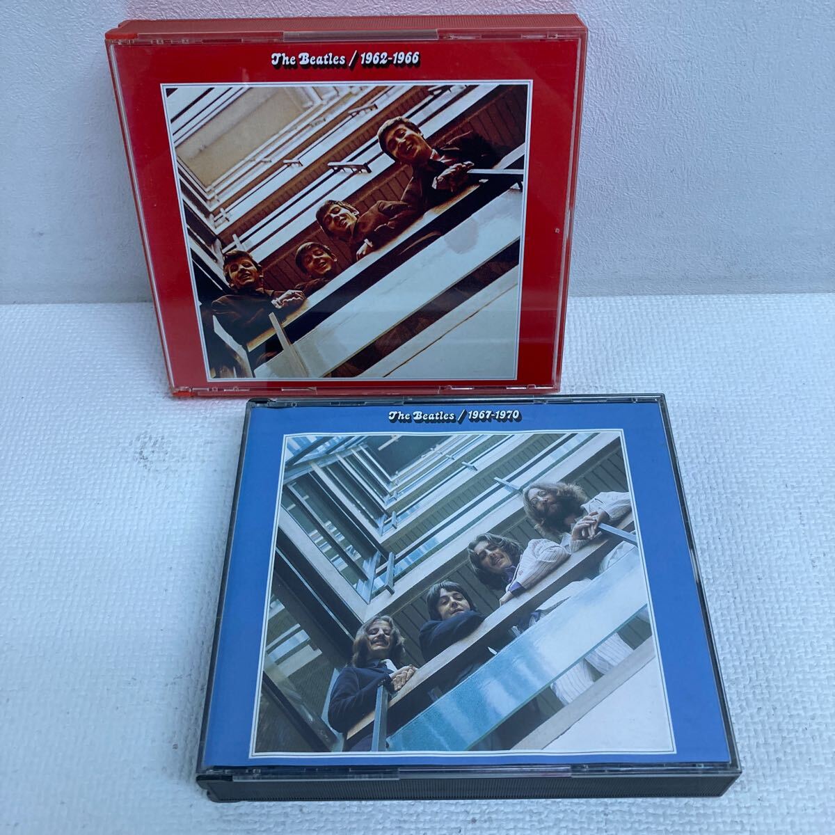 1/2 I0613H3 ビートルズ THE BEATLES 1962-1966 1967-1970 CD 2枚組 赤盤 青盤 2巻セット 音楽 洋楽 / LET IT BE / HEY JUDE / HELP! 他