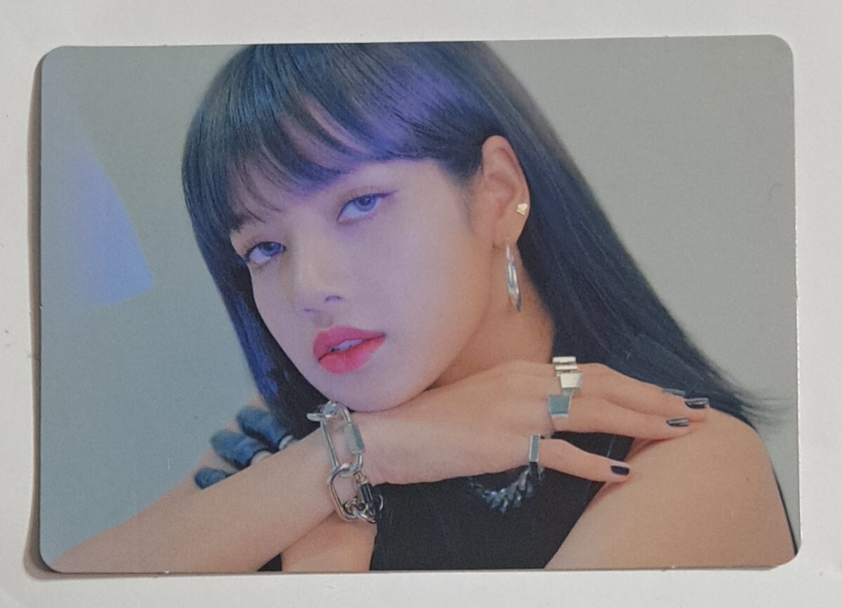 BLACKPINK Lisa KILL THIS LOVE JP ver. коллекционные карточки быстрое решение черный розовый bru булавка LISA фото карта коллекционная карточка PHOTOCARD