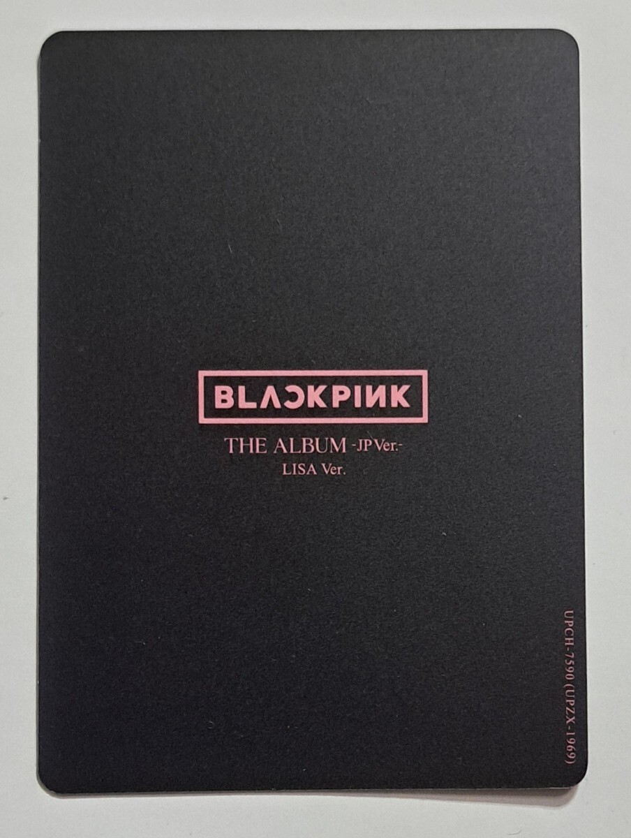 BLACKPINK Lisa THE ALBUM -JP Ver.- LISA VER. коллекционные карточки быстрое решение черный розовый bru булавка ограничение запись How You Like That Lovesick Girls