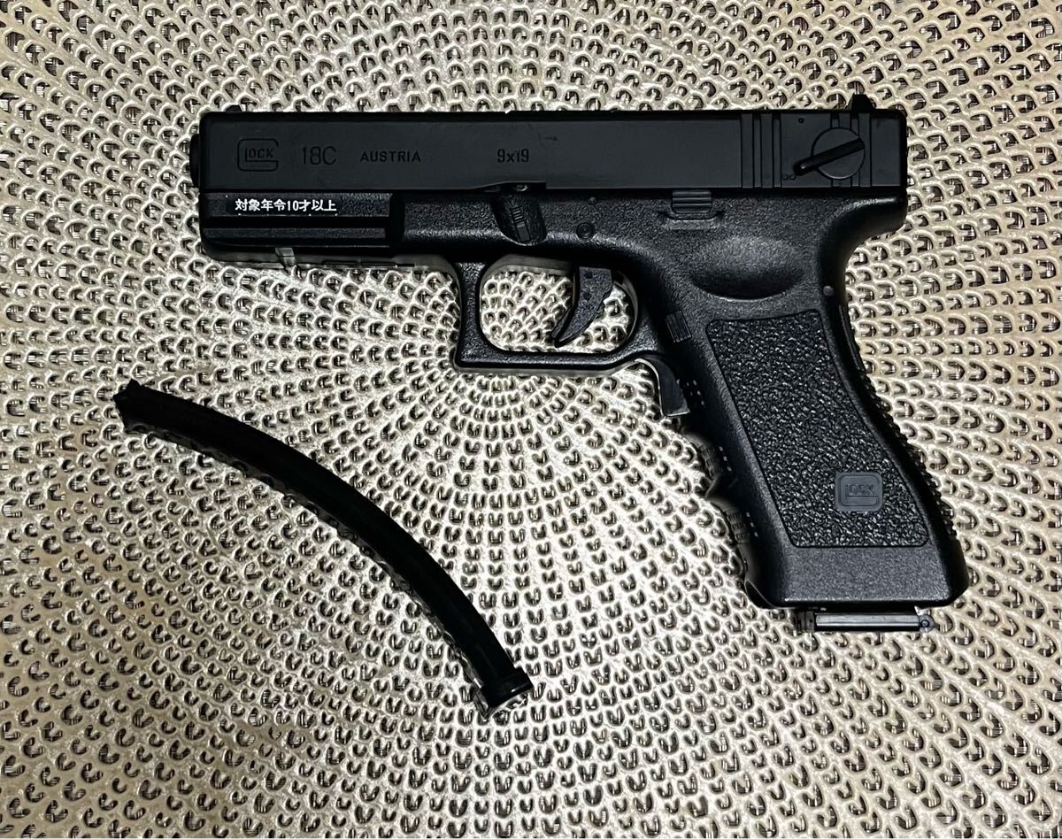 未使用品　東京マルイ　カスタム　グロックG18C 電動ブローバック　金属ピニオン 未使用品 東京マルイ カスタム グロックG18C 電動ブローバック