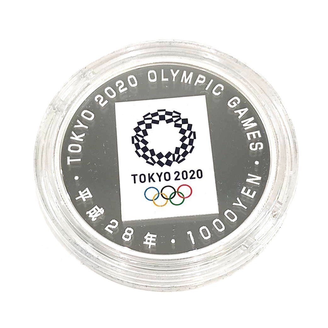 【1円スタート】リオ2016－東京2020オリンピック競技大會開催引継記念 千円銀貨幣プルーフ貨幣セット　純銀 31.1g 平成28年　造幣局　H2167
