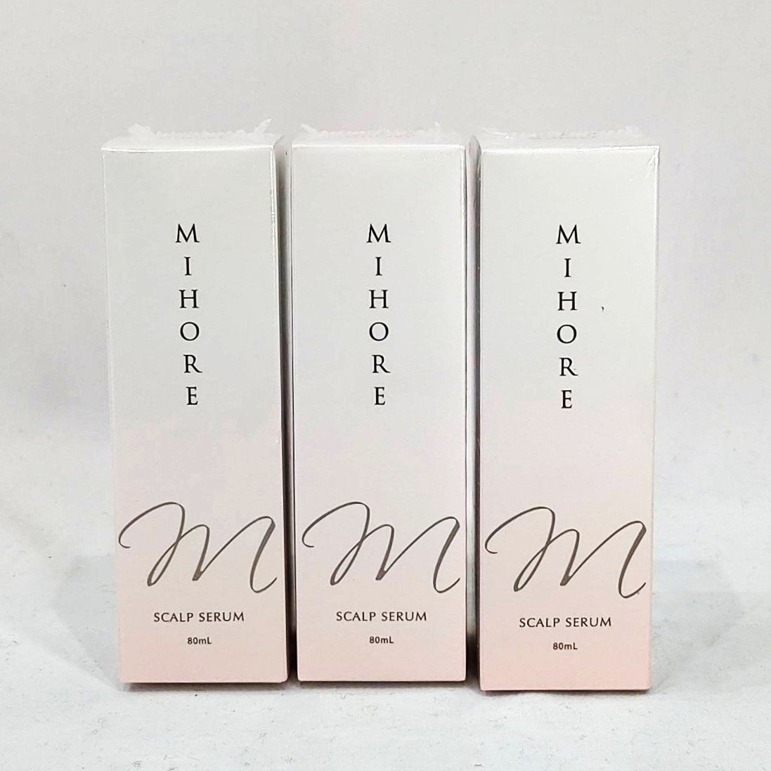 【未使用?未開封品】ミホレ　発毛促進(jìn)剤 3點(diǎn)セット　80ml　育毛剤?。?272