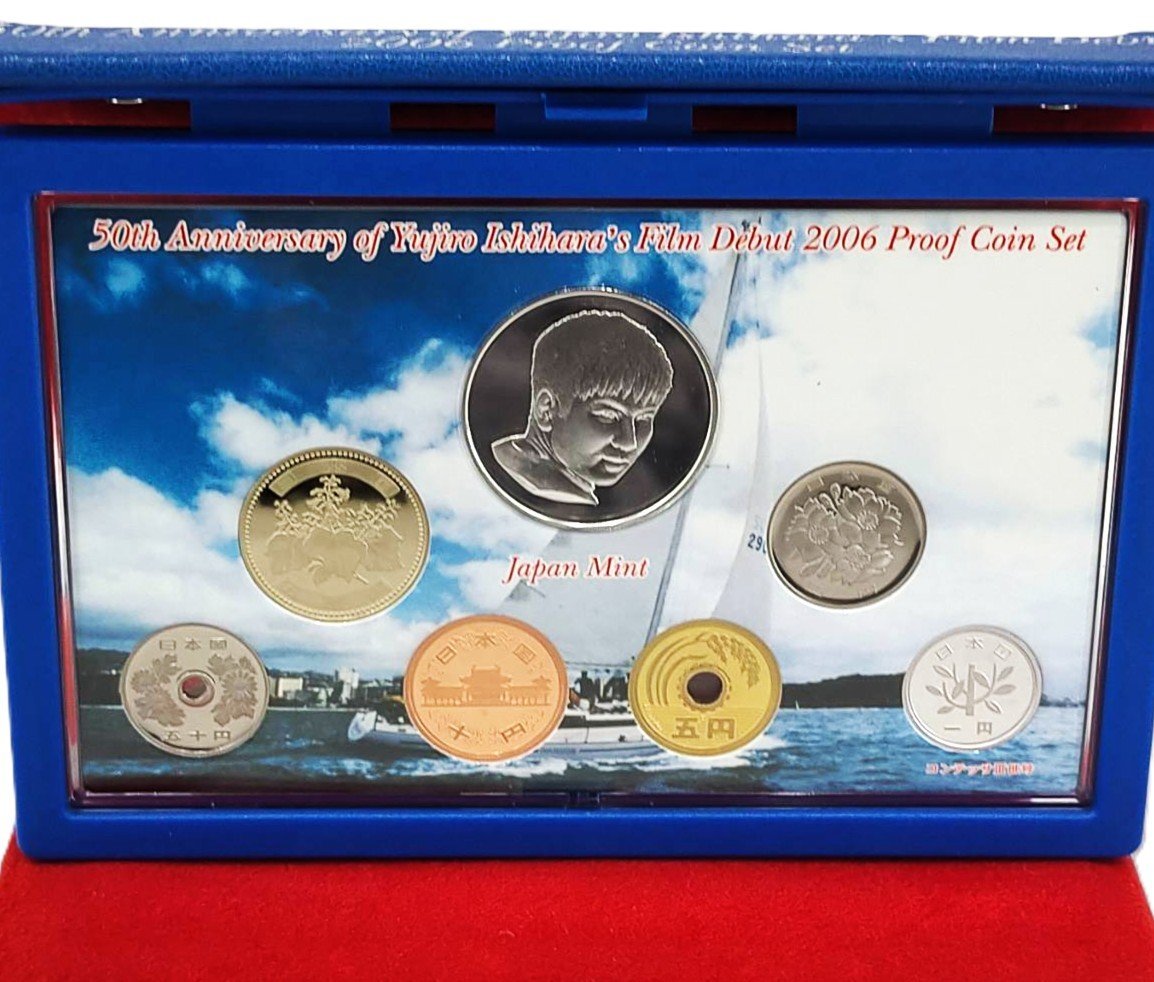 1円スタート】石原裕次郎デビュー50周年記念2006 プルーフ貨幣