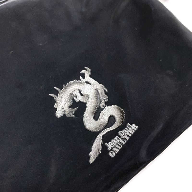 vintage Jean Paul GAULTIER Jean-Paul Gaultier DRAGON Dragon дракон 3way сумка большая сумка сумка на плечо сумка-пояс чёрный / сумка 