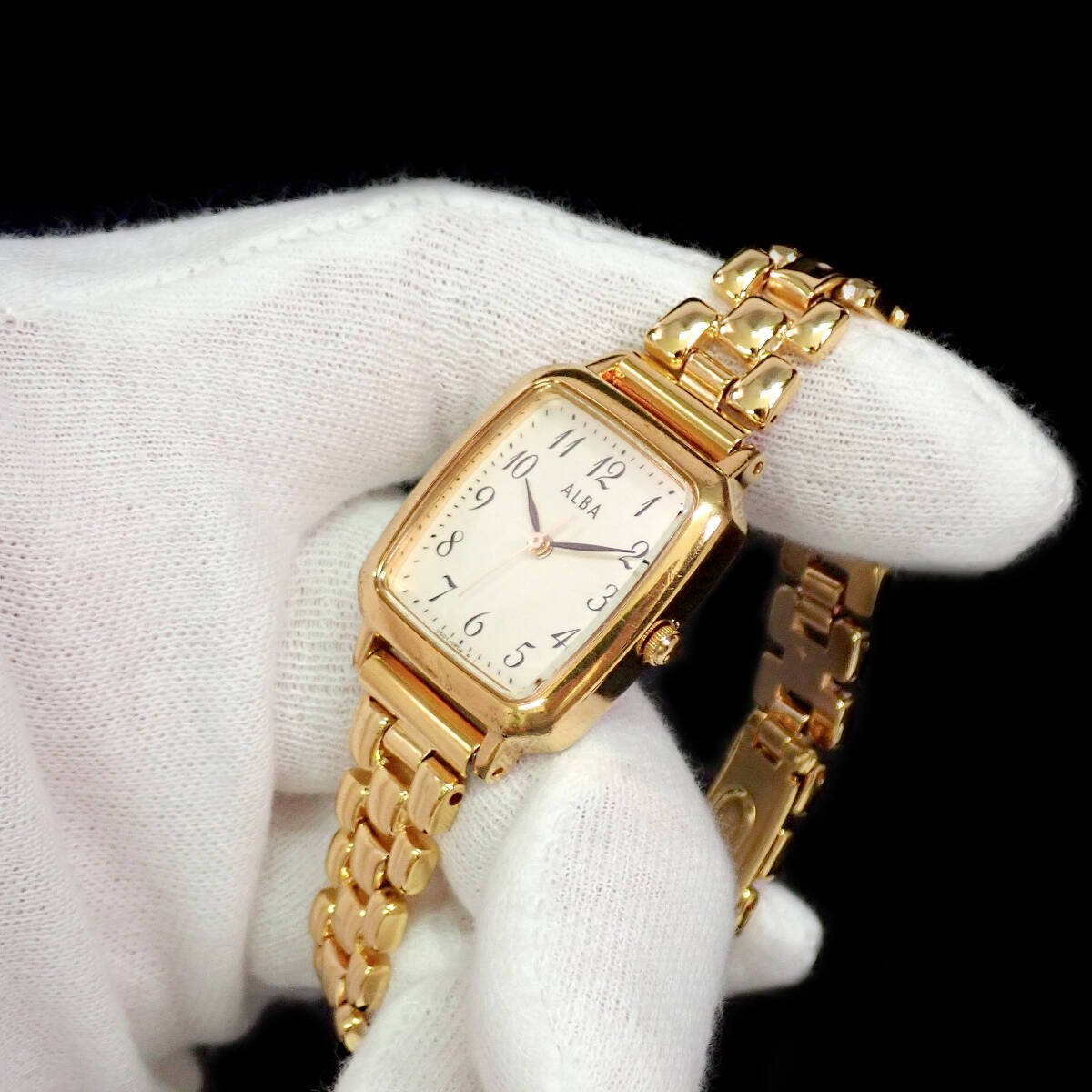 セイコー アルバ V501-0ES0 ホワイトシルバー文字盤 點(diǎn)検動(dòng)作品 SEIKO ALBA