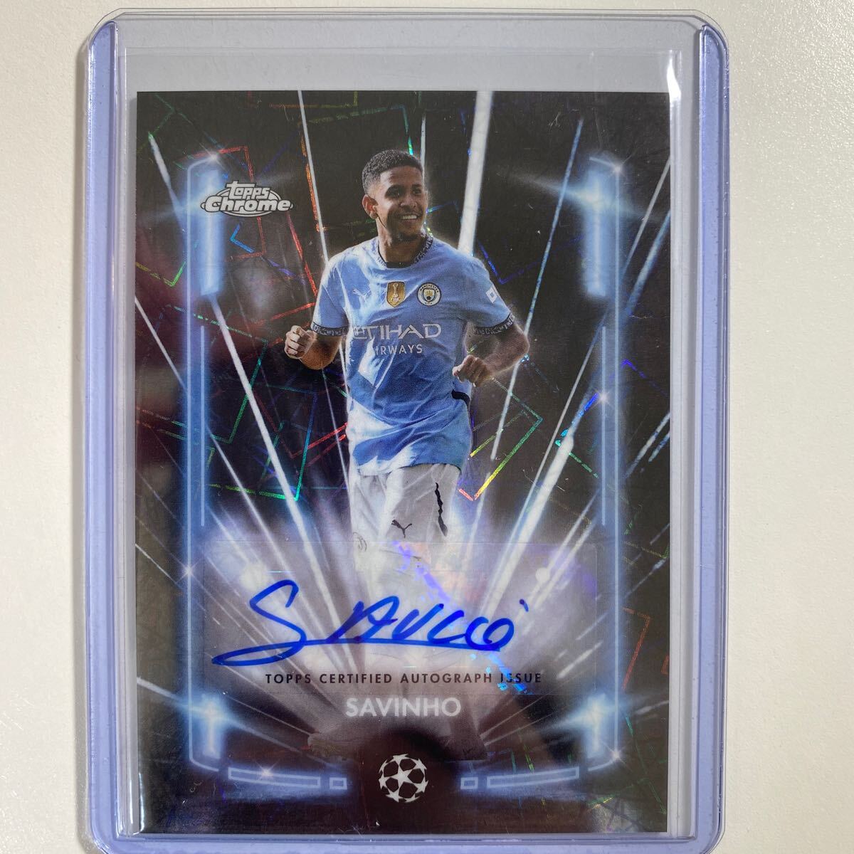 2024-25 Topps Chrome автограф автограф SAVINHO