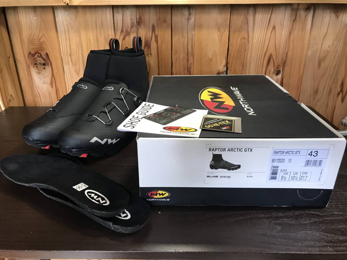 NORTH WAVE RAPTOR ARCTIC GTX 中古良品　　厳冬期ライド　ゴアテックス　ノースウェーブ　SPD