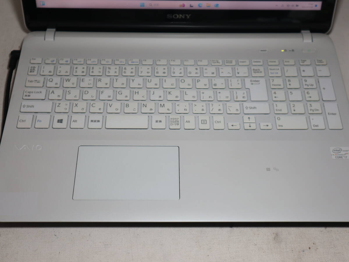 FULL HＤ ★ Core i7 ★ タッチパネル ★ VAIO Fit ホワイト★ win 11 ≪ 爆速仕様 ≫ 新品SSD1TB /メモリ16G /WebCam/WiFi/DVD/office2021
