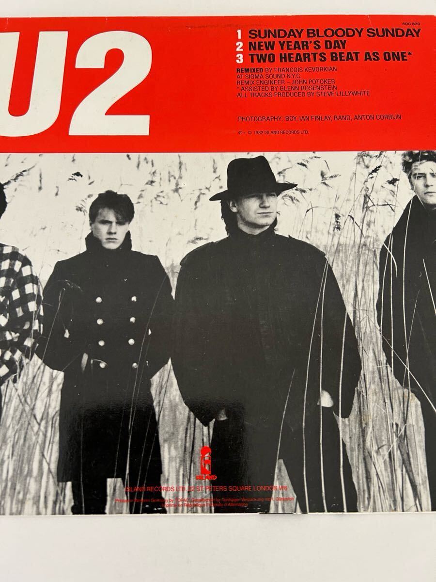  очень редкий!U2 Sunday bloody Sunday 12inch запись special US remixes