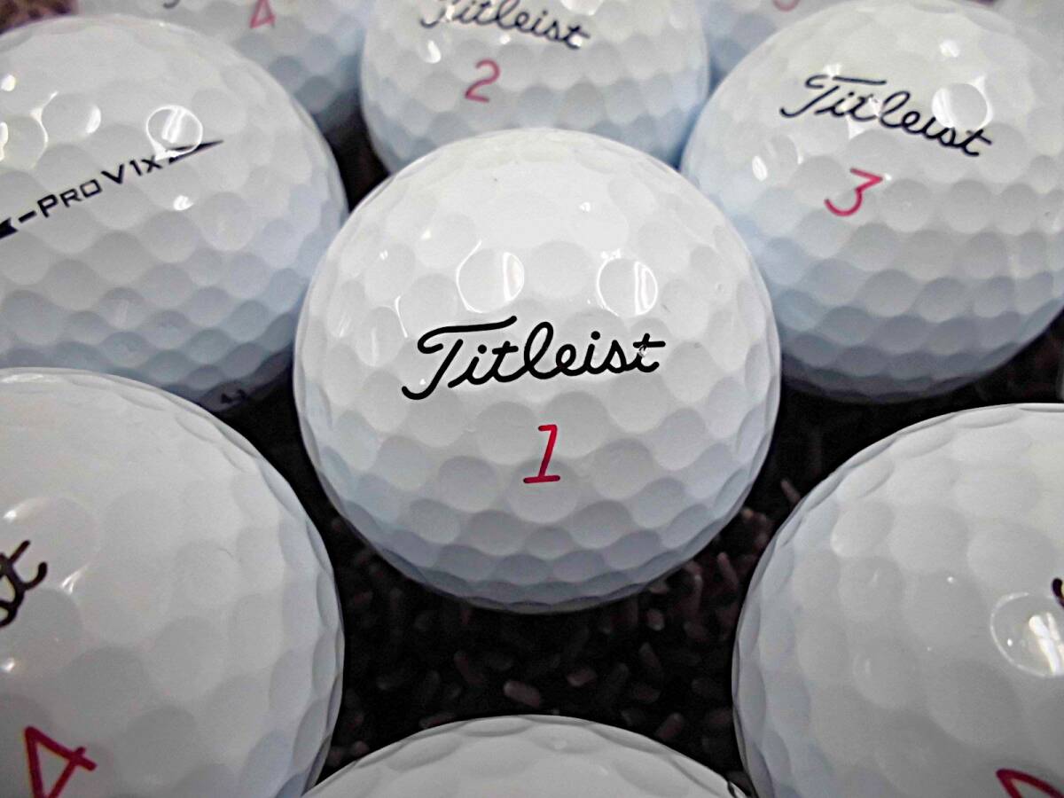 ●タイトリスト Titleist プロ V1x【PRO V1x】2024年モデル LEFT DASH レフトダッシュ ホワイト 30個 ロストボール●