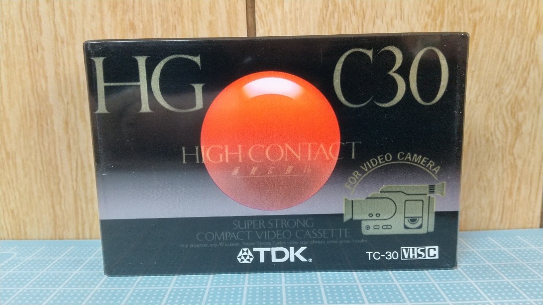 TDK HG TC-30 VHS-C C30 30分 TC-30HGF ビデオカセットテープ 未開封品