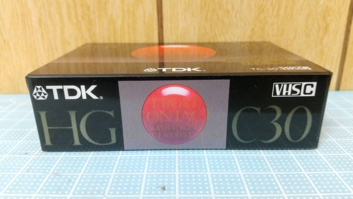 TDK HG TC-30 VHS-C C30 30分 TC-30HGF ビデオカセットテープ 未開封品