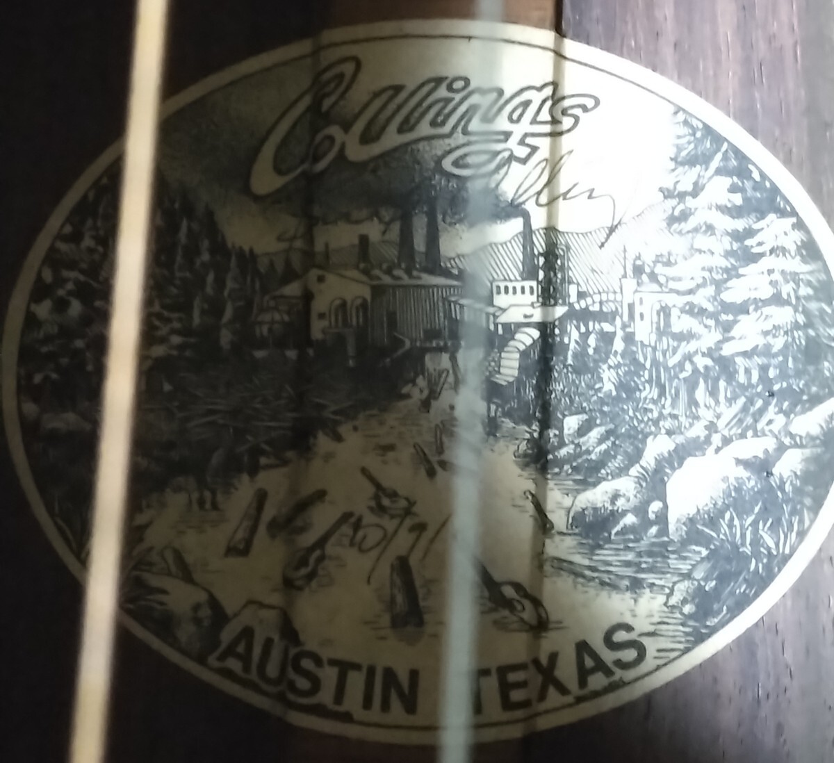 Collings ギター 1991年製 ３桁シリアル　コリングス　オールラッカー　ヘリンボーン Martin D-28タイプ　L.R.Baggs ピックアップ搭載_画像8