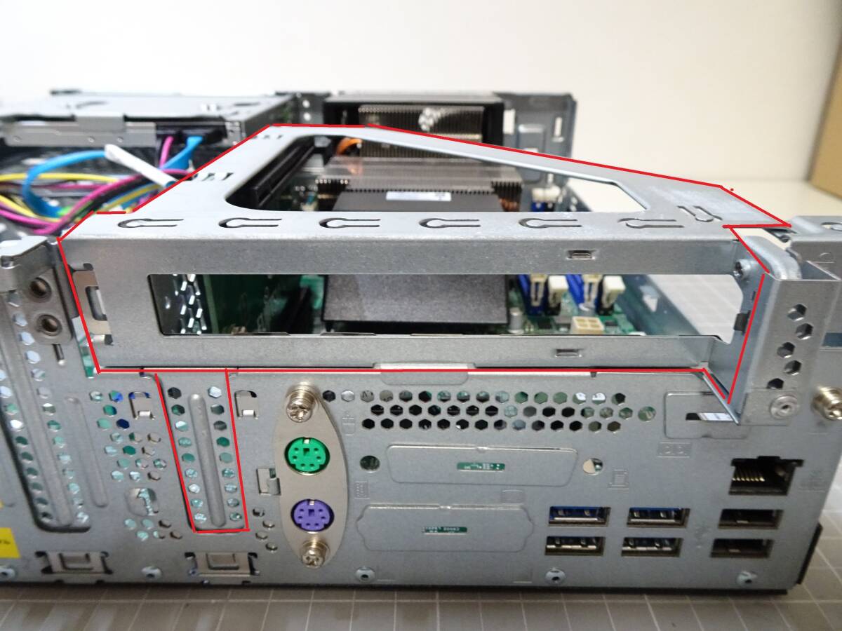 6 富士通 ESPRIMO D7010 D7011 ライザーカード D3838-A1 19548-1