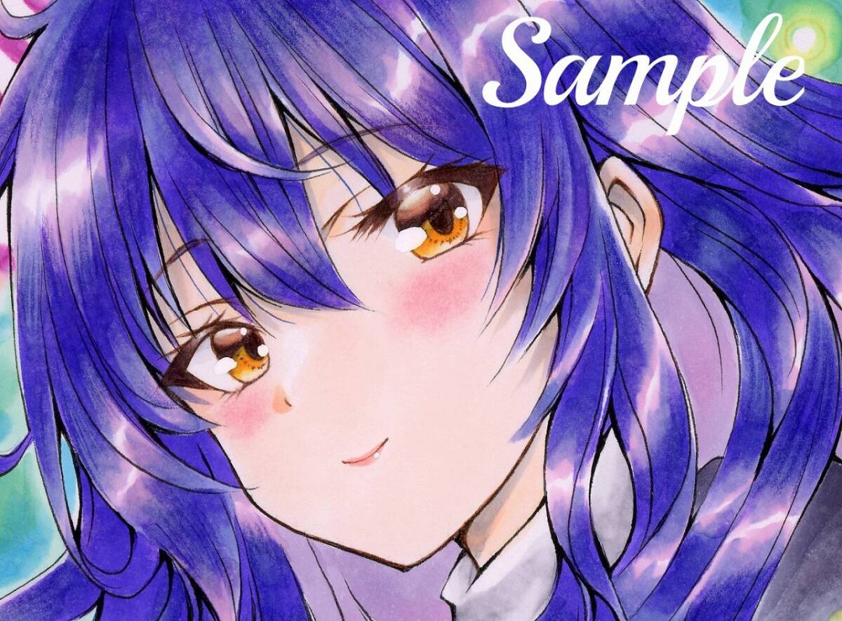 同人手描きイラスト／东方project／圣白莲／A4