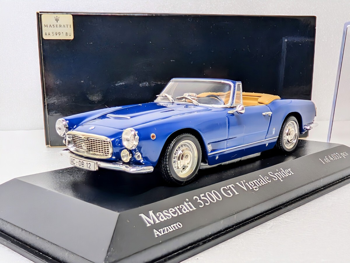 ミニチャンプス 400123230 1/43 Maserati 3500 GT Vignale Spider 1961 マセラティ