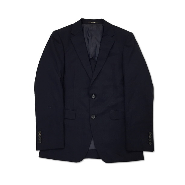 2411F-012 メンズ COMME CA MEN コムサ メン ネイビー テーラードジャケットブレザー M 【送料一律！800円】