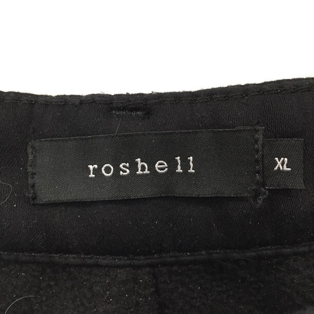 2412F-081 メンズ roshell ロシェル ブラック チノパンツ XL 【送料一律！800円】