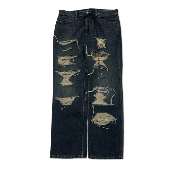 2412F-201 メンズ GAP ギャップ ネイビー デニムパンツジーンズ 32×30 【送料一律！800円】