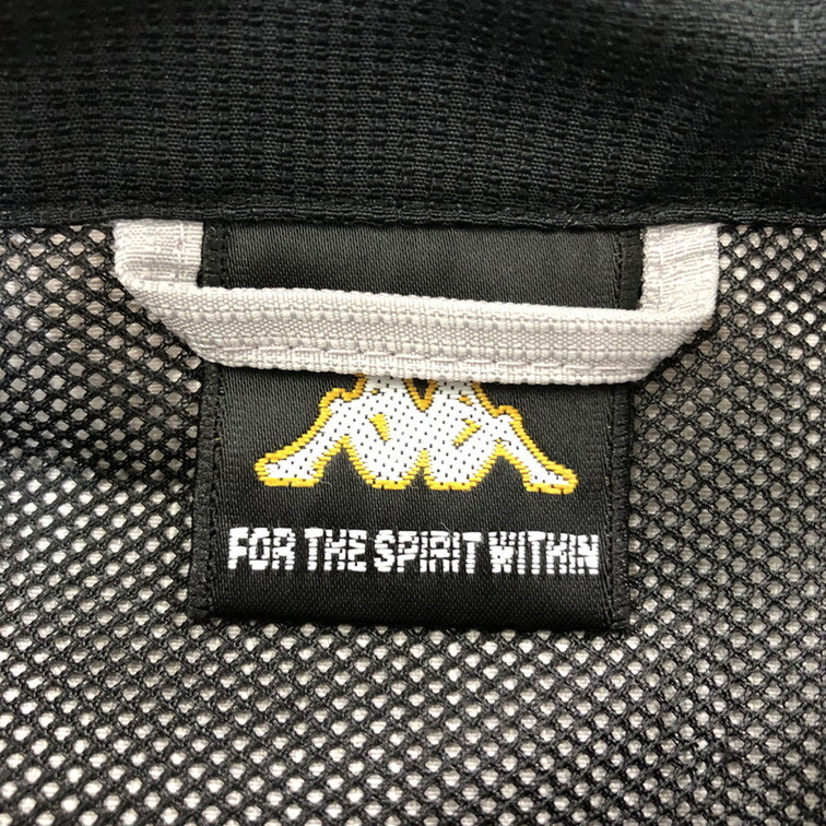 2412F-288 メンズ kappa カッパ グレー ジャージトラックジャケット M 【送料一律！800円】_画像2