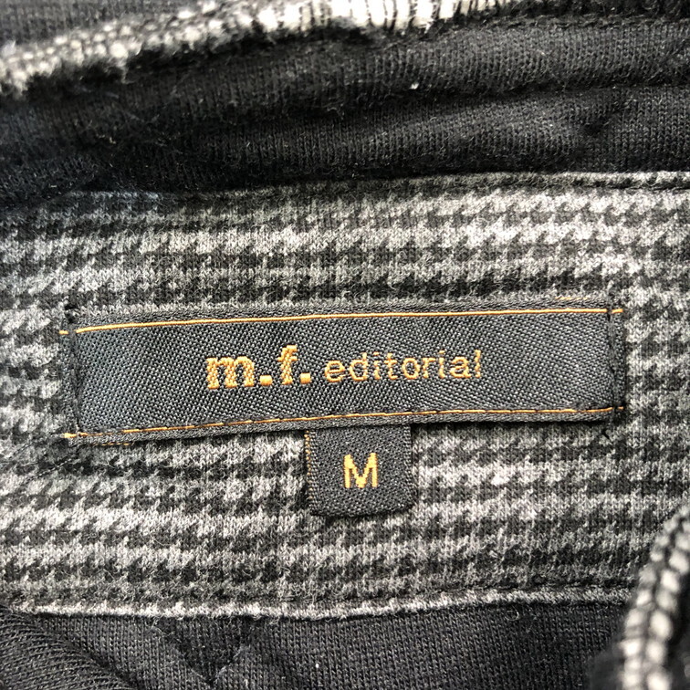 2501F-060 メンズ m.f.editorial エムエフエディトリアル グレー ダウンベスト M 【送料一律！800円】_画像2